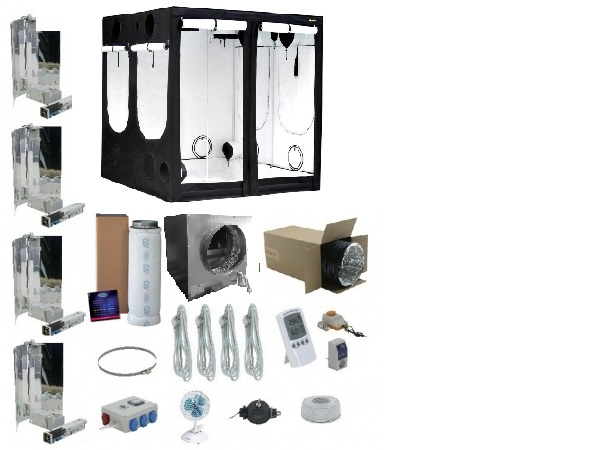 Homebox Evolution Growzelt 200x200x200cm Komplett