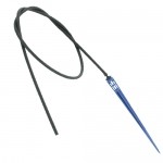 Korbstopfen blau CNL 4mm + Schlauch 100cm